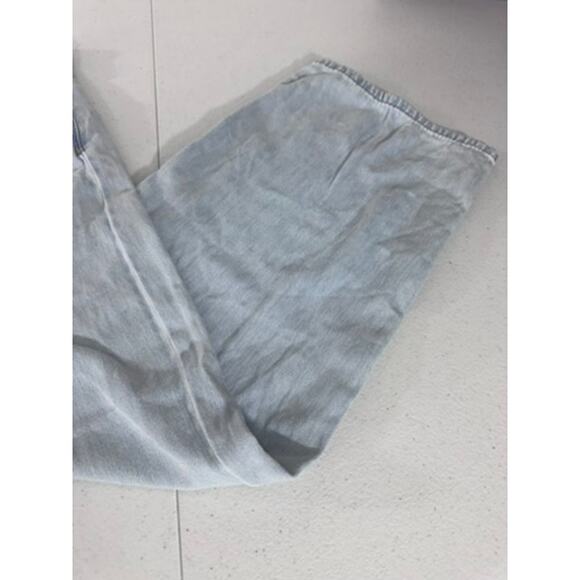 "ZARA"‎ High Rise,Wide Leg,Button Fly Jeans,SZ 6, Short Y2K Retro 90's Hipster - Picture 5 of 12